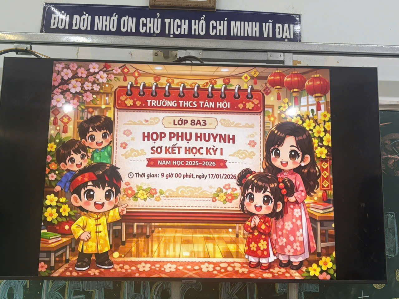 SƠ KẾT HỌC KỲ I VÀ HỌP PHỤ HUYNH HỌC SINH NĂM HỌC 2025 - 2026 TRƯỜNG THCS TÂN HỘI